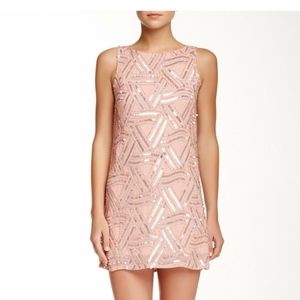 Alice + Oliva Elliotte' Embellished Silver Dress